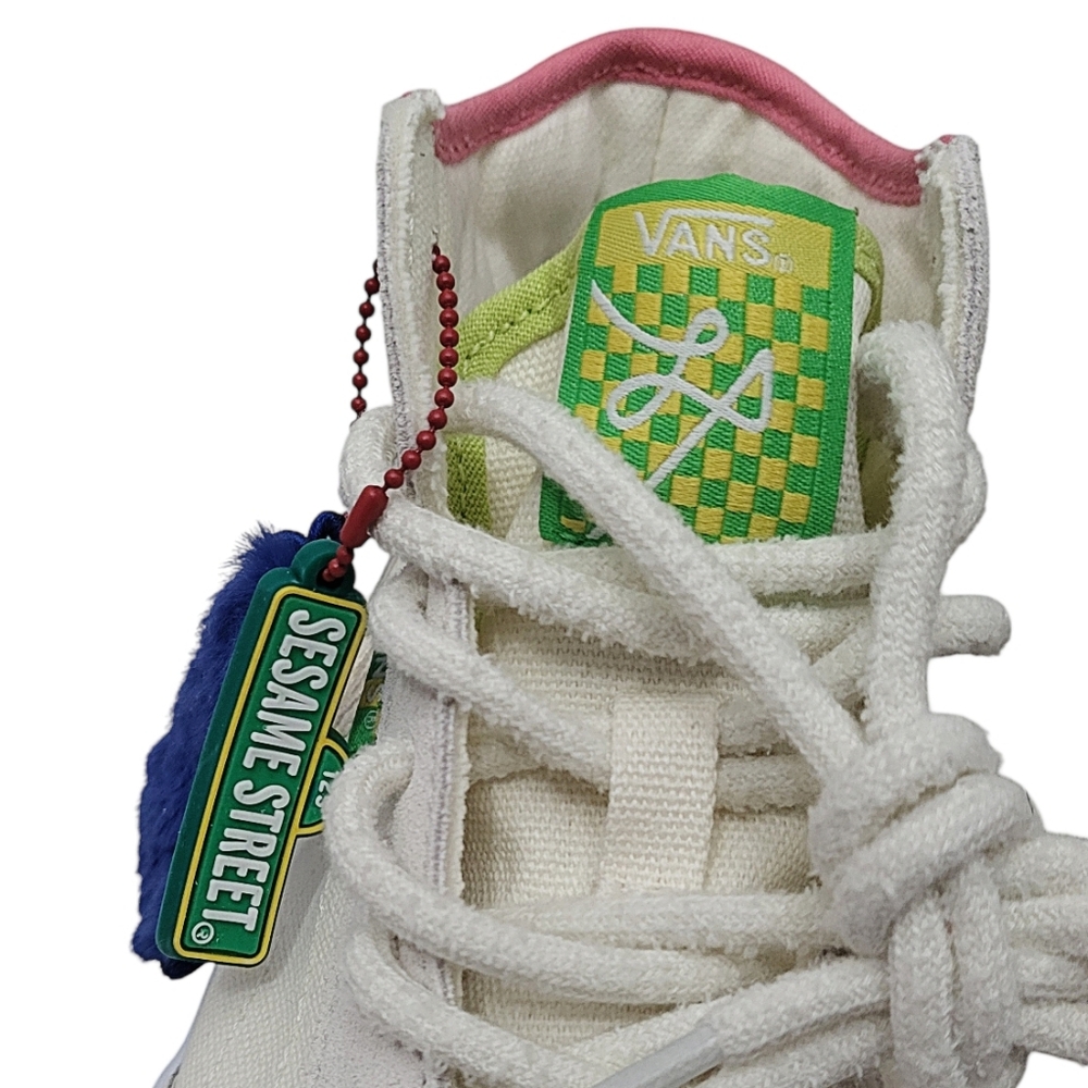 Vans Sesame Street x The Lizzie Embroidered Characters High Top Sneakers No Box - Picture 9 of 14